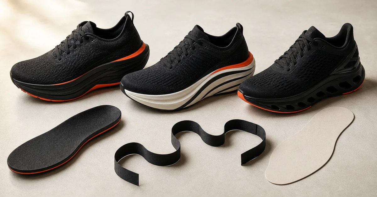 Auswahl verschiedener Laufschuhe